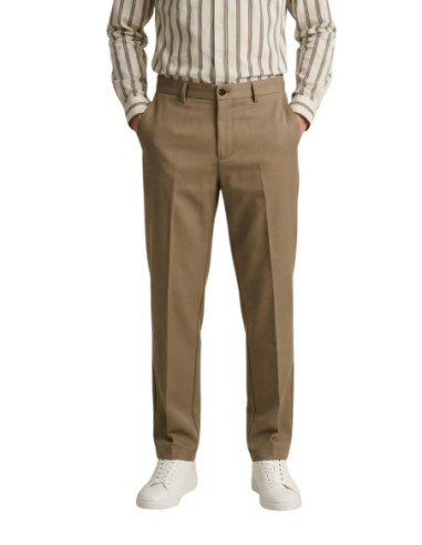 Gianni Lupo Pantalon homme beige stretch