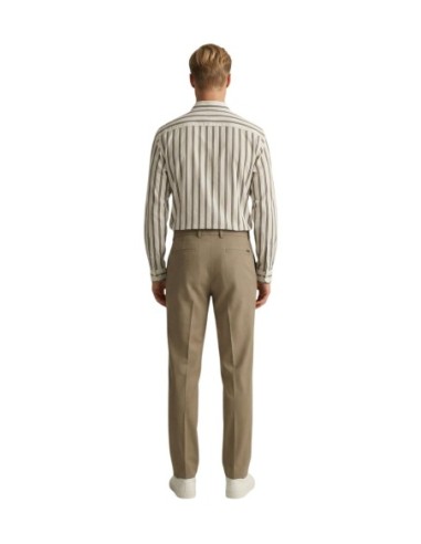 Gianni Lupo Pantalon homme beige stretch