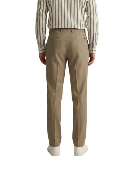 Gianni Lupo Pantalon homme beige stretch