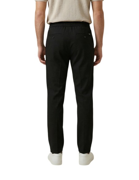 Gianni Lupo Pantalon homme noir à lacets