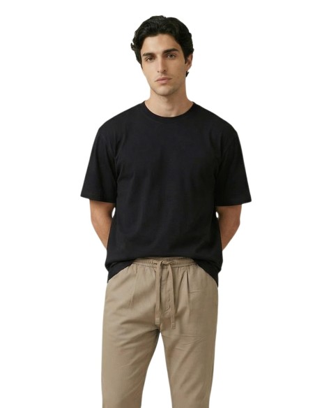 Gianni Lupo T-shirt homme noir coton