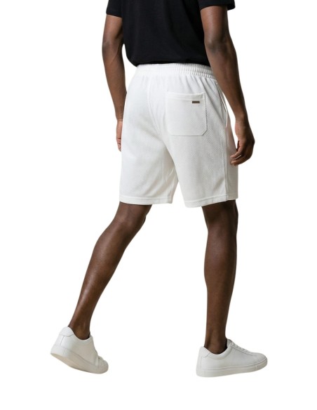 Gianni Lupo Bermuda homme blanc coton