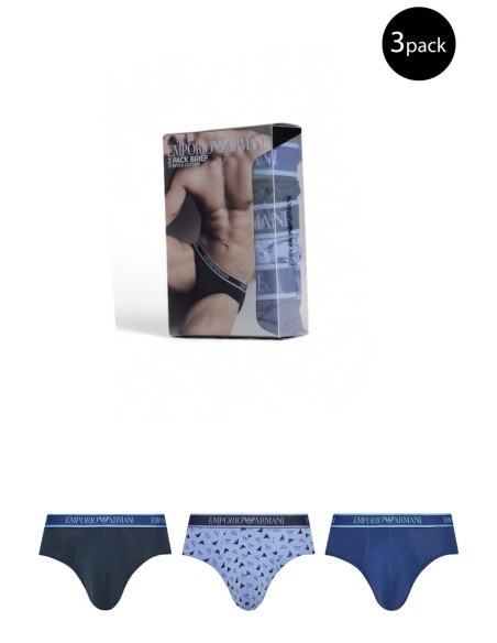 Boxer homme bleu azur Armani – confort 100% coton