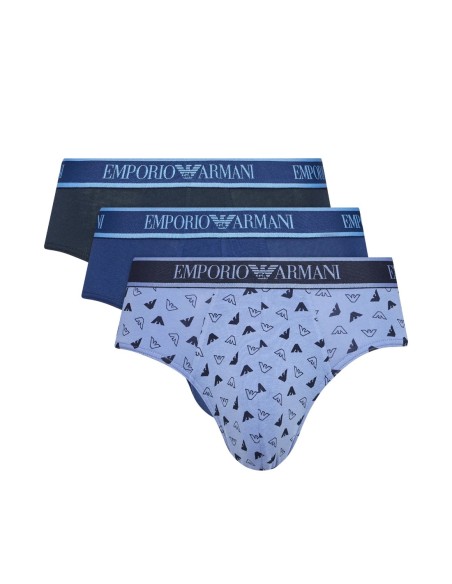 Boxer homme bleu azur Armani – confort 100% coton