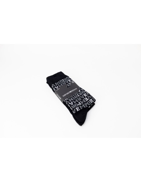 chaussettes homme noires Armani – confort premium stretch