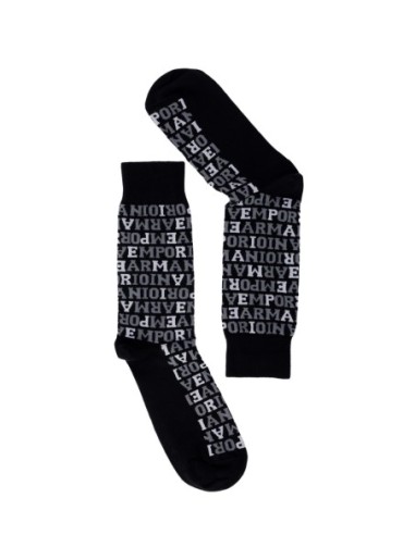chaussettes homme noires Armani – confort premium stretch