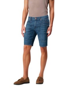 Jeckerson Bermuda homme bleu coton