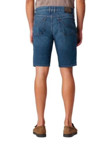 Jeckerson Bermuda homme bleu coton