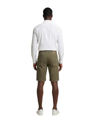Jeckerson Bermuda homme vert coton