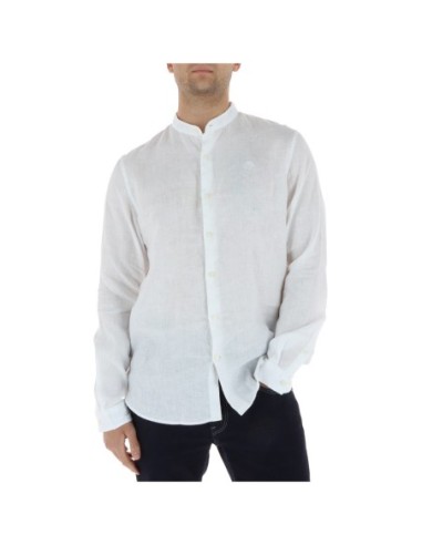 Timberland Chemise homme blanche lin
