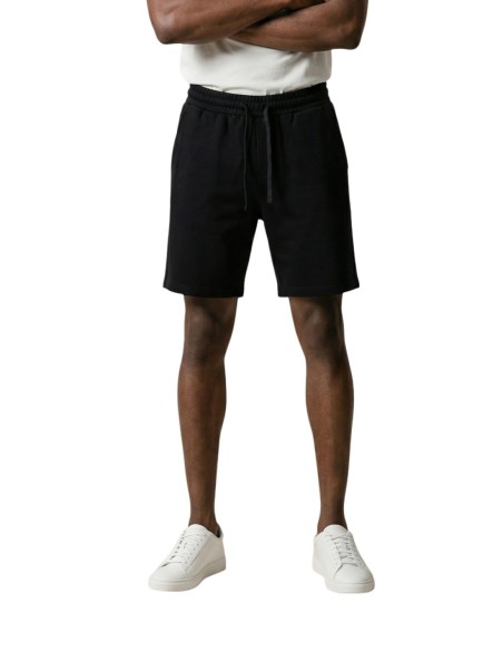 Gianni Lupo Bermuda homme noir coton