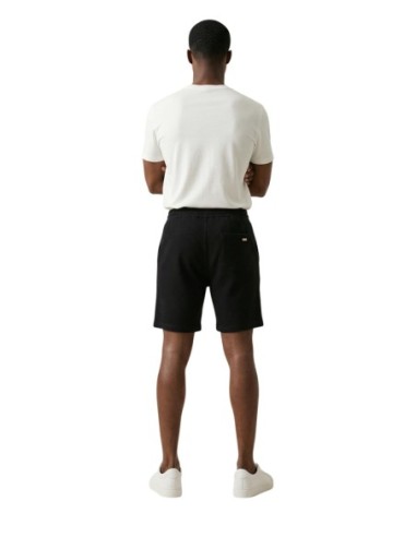 Gianni Lupo Bermuda homme noir coton