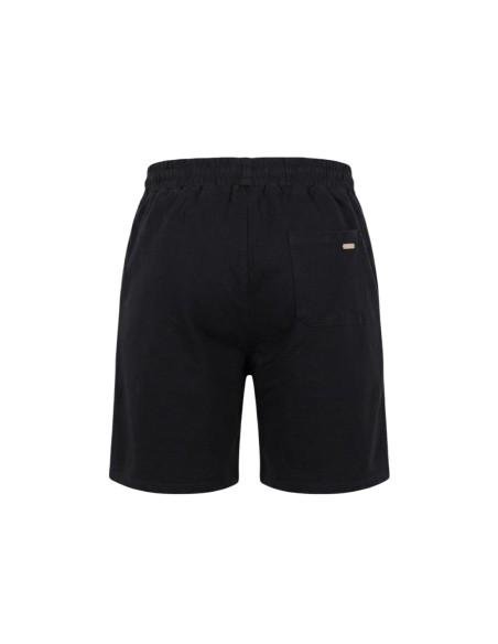 Gianni Lupo Bermuda homme noir coton