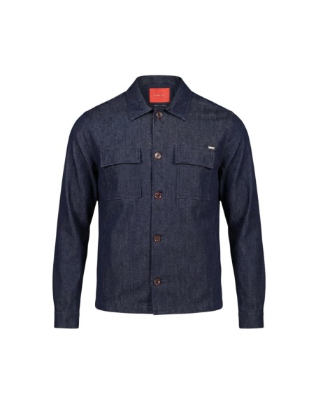 Gianni Lupo Chemise homme bleue lyocell