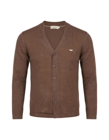 Gianni Lupo Cardigan homme marron col V