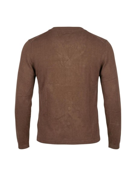 Gianni Lupo Cardigan homme marron col V