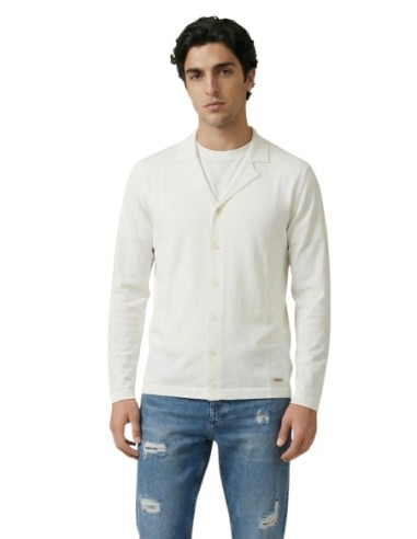 Gianni Lupo Cardigan homme blanc col V