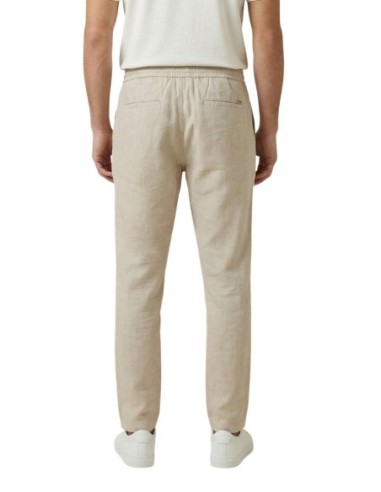 Gianni Lupo Pantalon homme beige lyocell