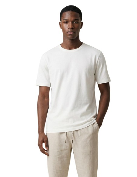 Gianni Lupo T‑shirt homme blanc viscose