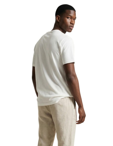 Gianni Lupo T‑shirt homme blanc viscose