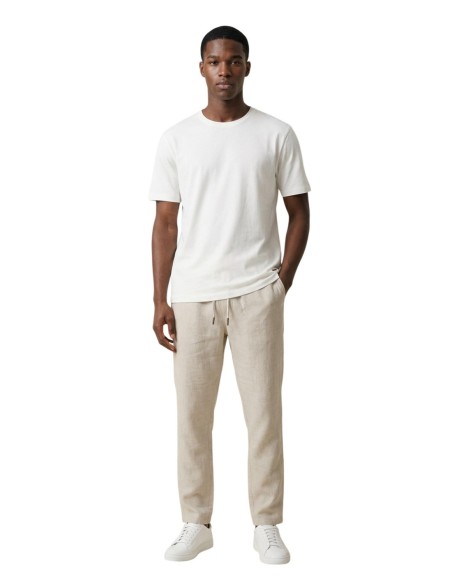 Gianni Lupo T‑shirt homme blanc viscose