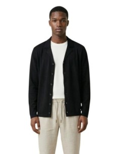 Gianni Lupo Cardigan homme noir col V