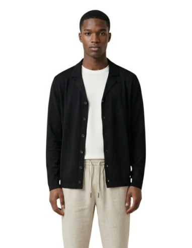 Gianni Lupo Cardigan homme noir col V