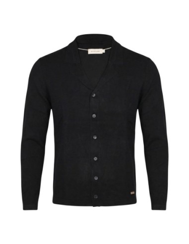 Gianni Lupo Cardigan homme noir col V