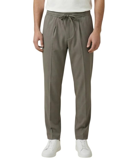 Gianni Lupo Pantalon homme vert à lacets