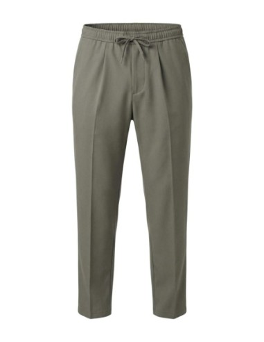 Gianni Lupo Pantalon homme vert à lacets