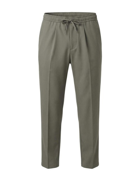 Gianni Lupo Pantalon homme vert à lacets