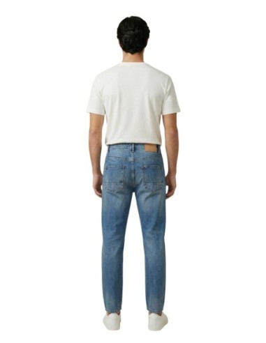 Gianni Lupo Jean homme bleu azur usé
