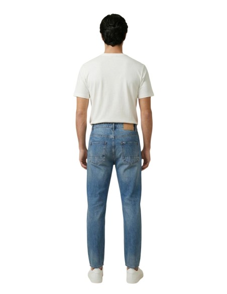 Gianni Lupo Jean homme bleu azur usé