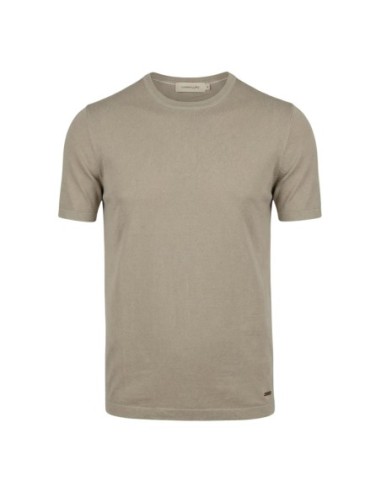 Gianni Lupo T‑shirt homme beige viscose