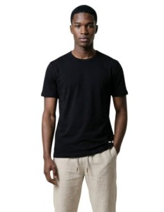 Gianni Lupo T‑shirt homme noir viscose