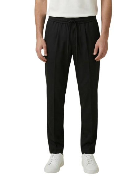 Gianni Lupo Pantalon homme noir à lacets