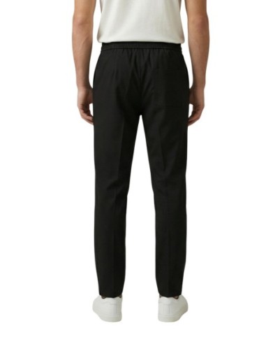 Gianni Lupo Pantalon homme noir à lacets