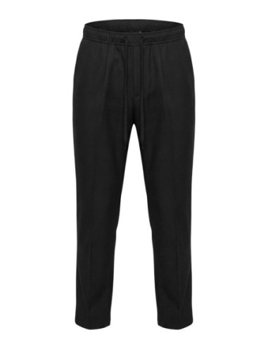 Gianni Lupo Pantalon homme noir à lacets
