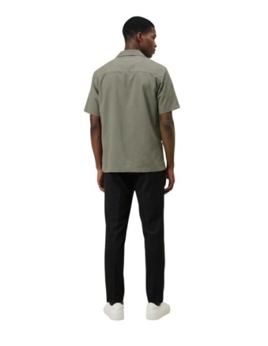 Gianni Lupo Chemise homme verte manches courtes