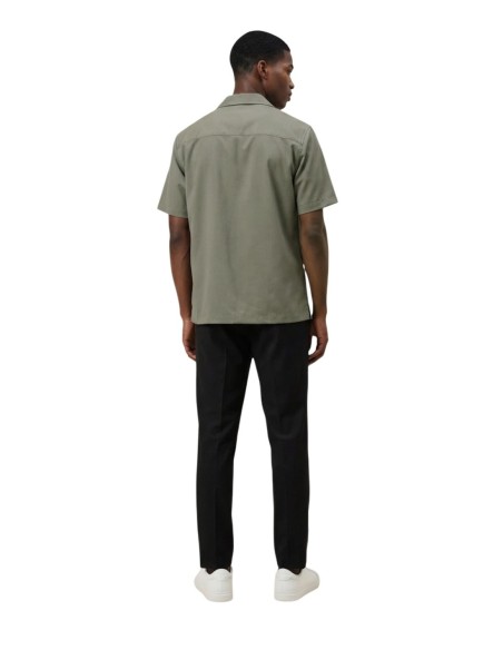Gianni Lupo Chemise homme verte manches courtes