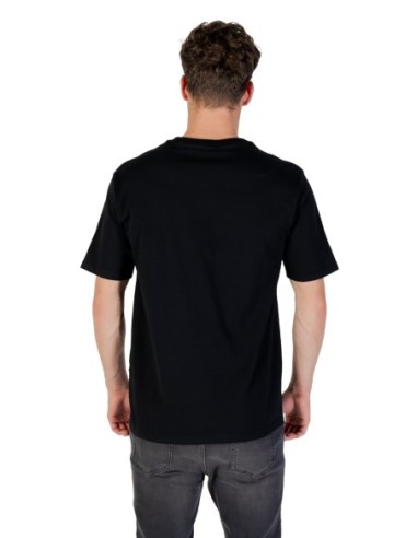 Gianni Lupo T‑shirt homme noir imprimé