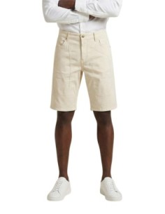 Jeckerson Bermuda homme blanc slim