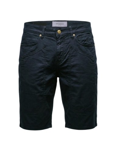 Jeckerson Bermuda homme bleu slim