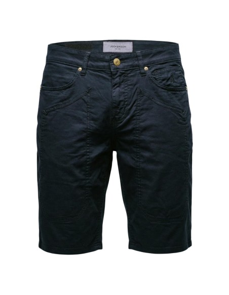 Jeckerson Bermuda homme bleu slim