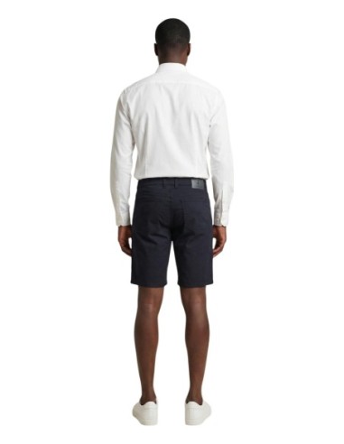 Jeckerson Bermuda homme bleu slim