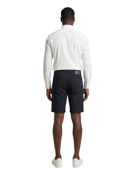 Jeckerson Bermuda homme bleu slim