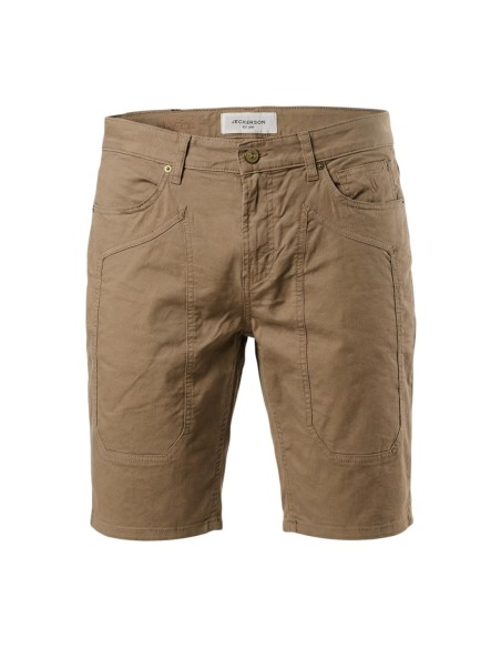 Jeckerson Bermuda homme beige slim
