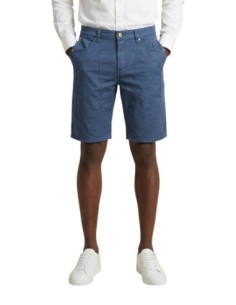 Jeckerson Bermuda homme bleu coton