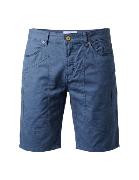 Jeckerson Bermuda homme bleu coton