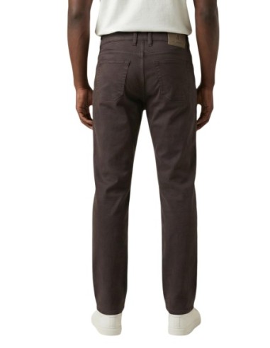 Jeckerson Pantalon homme marron stretch